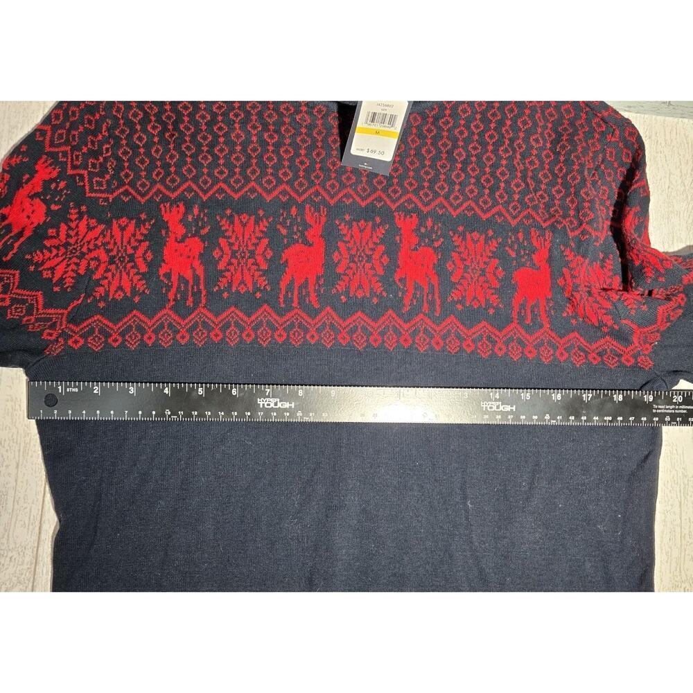 Tommy Hilfiger Women's Snowflake Reindeer Stella Turtleneck Sweater MEDIUM NWT - Picture 8 of 9